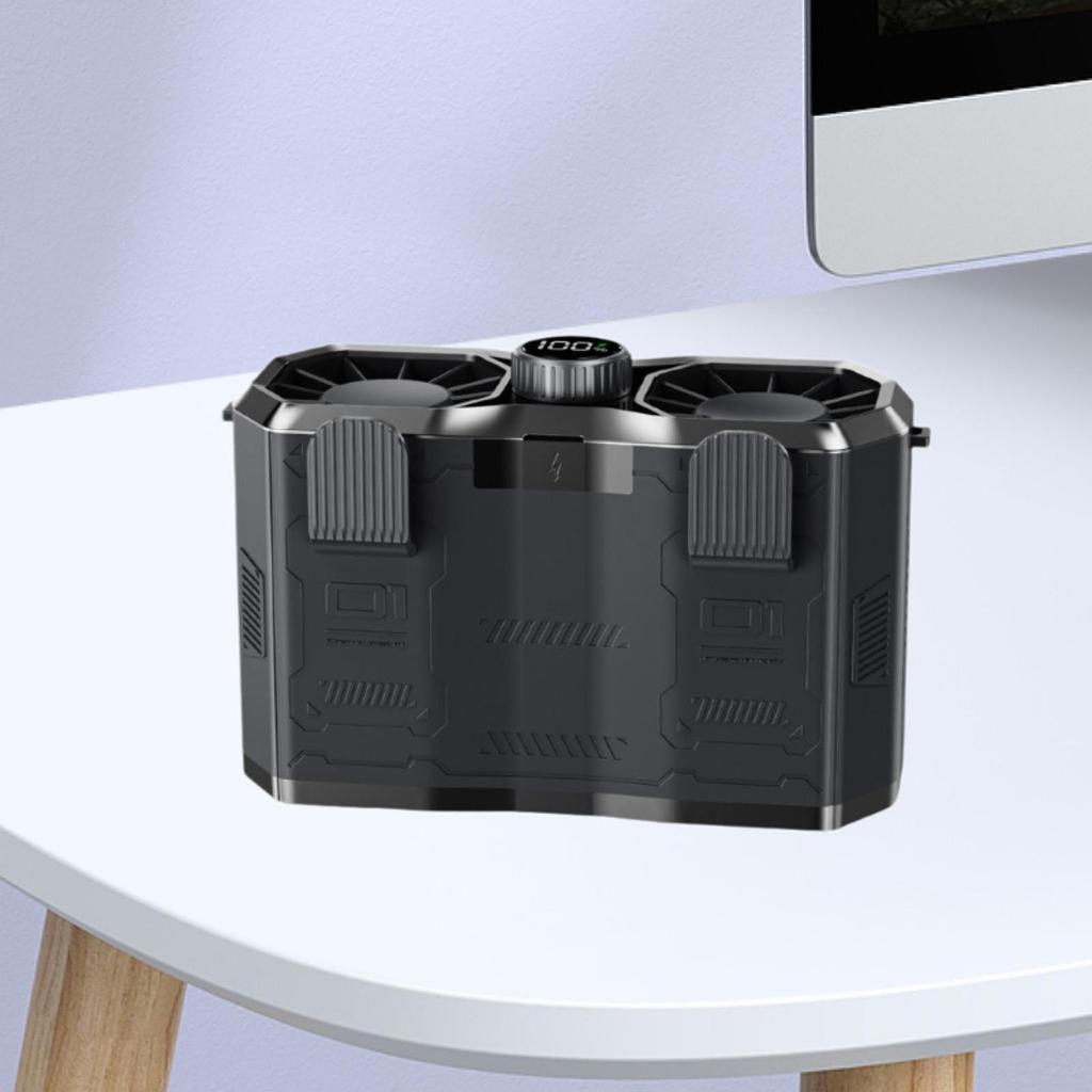 Portable Waist Fan Wearable Fan Handsfree Lightweight Noiseless Small Clip On Fan for Backpacking Outdoor Office Farm Work Home