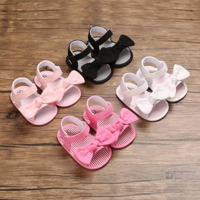 Baby Shoes 0-1 Years Old Summer Sandals Female Baby Soft Bottom Learning Footwear