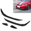4PCS Front Bumper Aero Kits Canards Wing UV Resistant Replacement for MK7.5 GTD 20172020