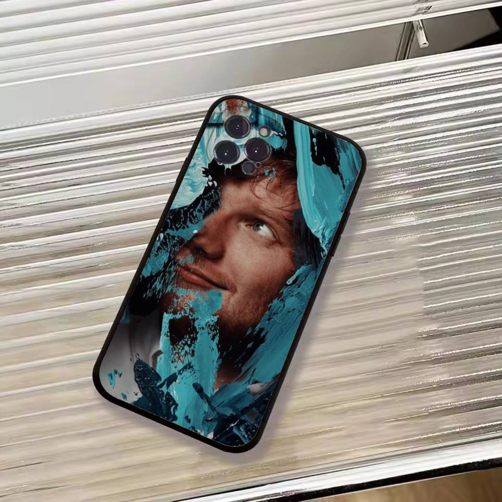 

Ed Sheeran Hot Singer Phone Case For iPhone 17,16,15,14,13,12,11 Plus,Pro Max,XS,Soft Black Cover iPhone12Pro