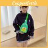 Cartoon Capybara Pattern Kids Chest Bag With Polyester Fabric And Breathable Design For Daily Use