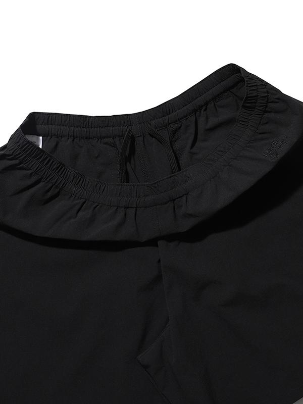 BBC EARTH Quick-Dry Ripstop Knee-Length Half Pants_Black