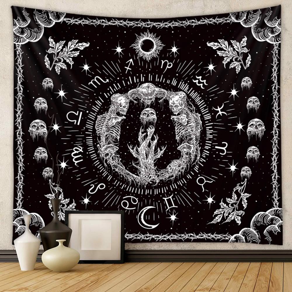 VIKAMA Bohemian Tapestry for Bedroom Living Room Dormitory Hanging Fabric for Indoor and Outdoor Use Home Decor