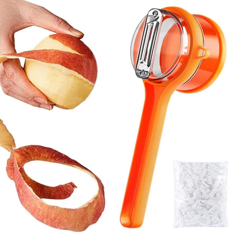 with 500pcs Disposable Food Cover Vegetables Peeling Tool Kitchen Gadgets