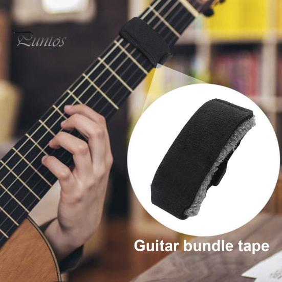 Guitar String Mute Dampener Guitar Noise Reducer Fretboard Muting Wrap Electric Guitar Bass Muffler Silencer Damper Strap for Electric Acoustic Bass