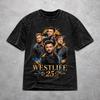 Damen Herren Westlife 25. Jubiläumstour 2026 T-Shirt Grafisch Bedruckt Baumwolle Gewaschen Harajuku T-Shirts