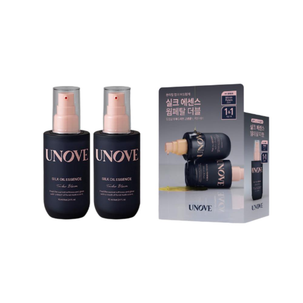 UNOVE Silk Hair Oil Essence Set (70ml x 2) Nourishing & Shine Care
