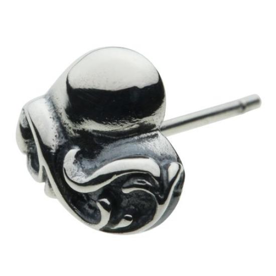 Arabesque Heart Earrings e0442 [Cenote] [Silver 925]