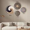 3/4/7pcs Bohemian Style Wall Basket Set Hanging Wall Basket Decoration Bohemian Style Wall Decoration Environmental Round Art