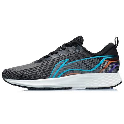 Li Ning Red Hare 1 Amorti Rebond Couvrance Évacuation de l'humidité Imperméable Basse Tige Chaussures de Course pour Femmes Gris Gentleman ARMR022-4
