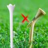 10Pcs Golf Tees High Stability Low Friction Reusable Simple Installation Long Plastic Golf Tees Training Aid