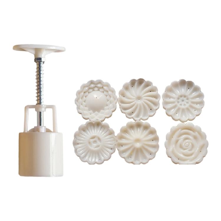 Chrysanthemum Moon Cake Mould Set Suitable for Diy Cookie Mould Accessories