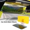 Автомобільний сонцезахисний козирок HD Anti Sunlight Dazzling Goggle Day Night Vision Driving Mirror UV Fold Flip Down Clear View Interior дзеркала