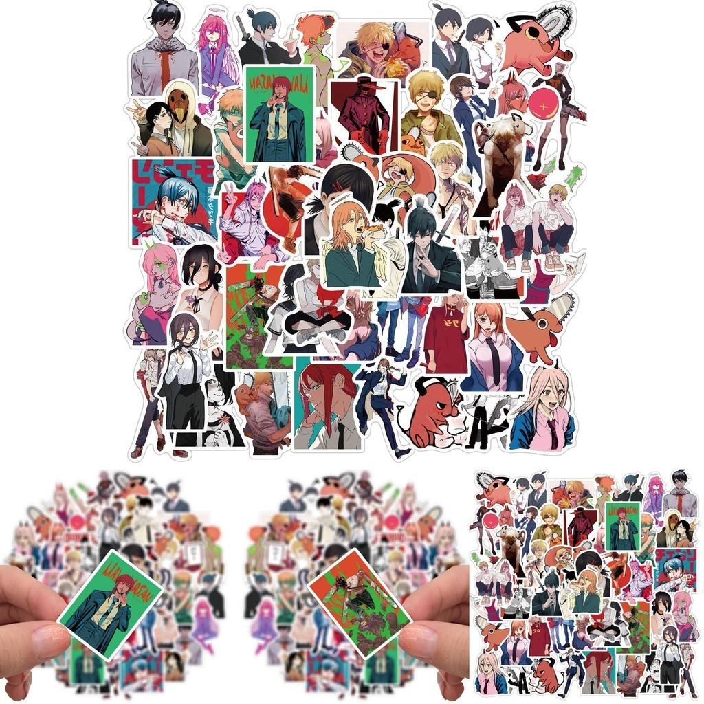 50pcs Chainsaw Man Denji Sticker Set For Diy Decoration