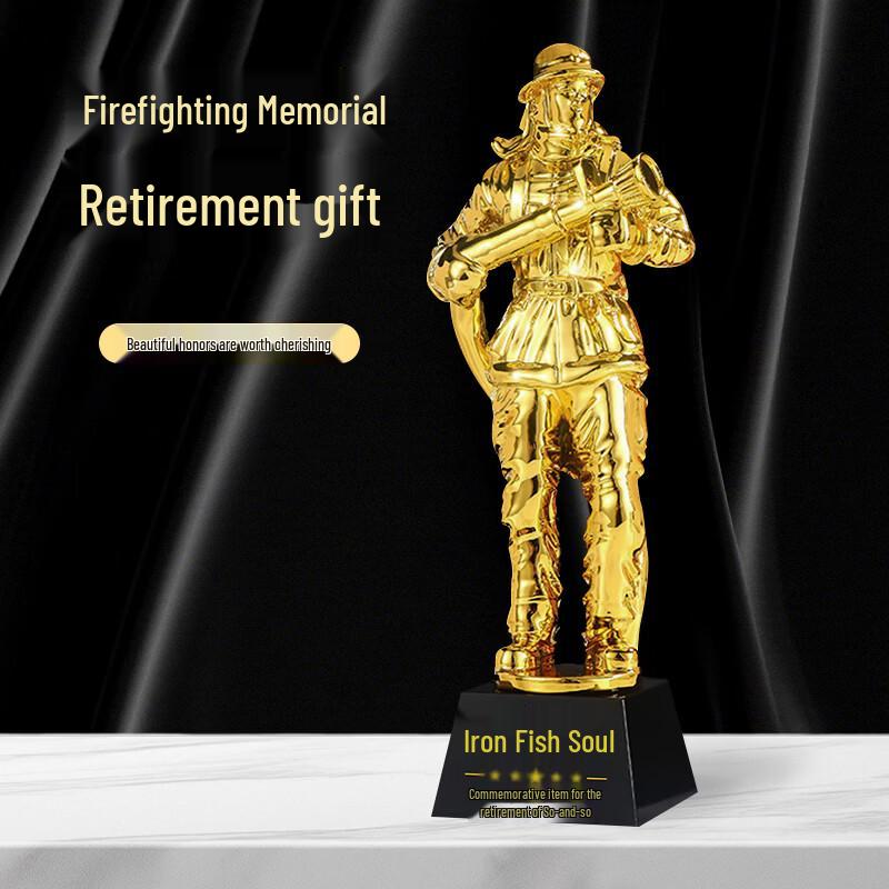 Veteran Commemorative Golden Man Trophy