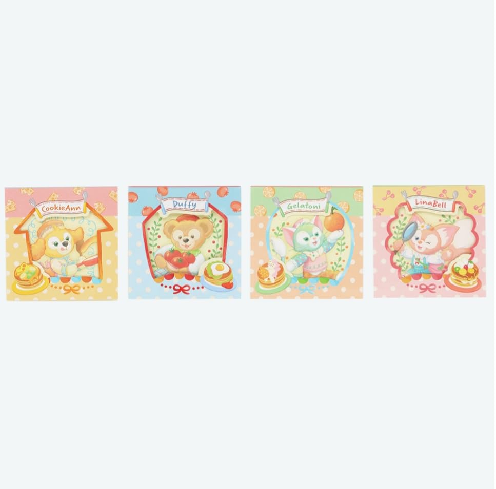 

Duffy & Friends Замечательный кухонный набор для заметок, Эксклюзивный сувенир Дисней Резорт