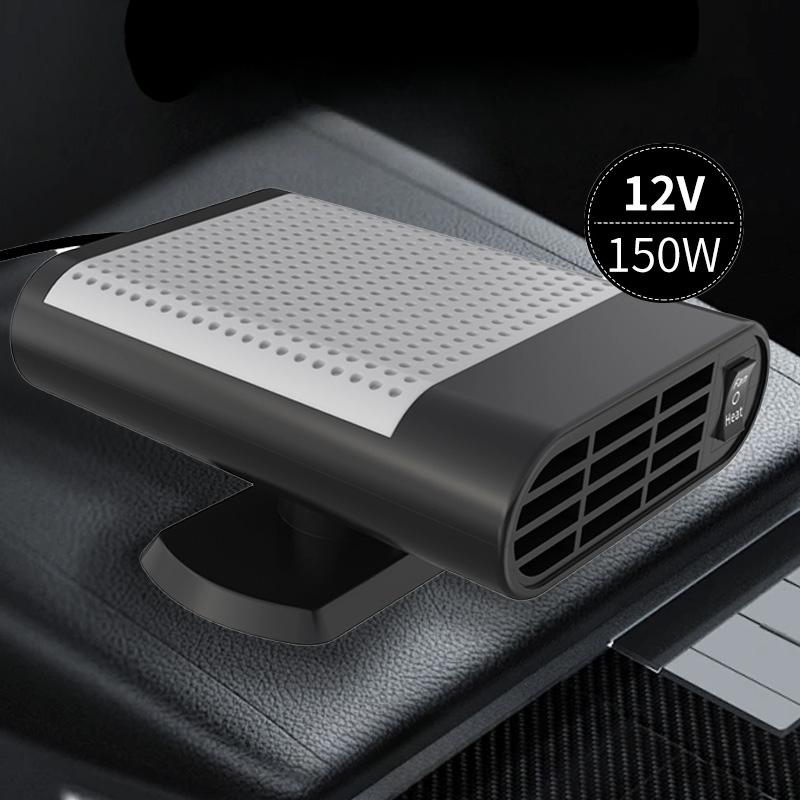 Hipacool 24V 12V Încălzitor mașină Parbriz Încălzire rapidă Dezghețare Dezaburire Purificarea aerului cald Rotație 360° Accesorii interioare
