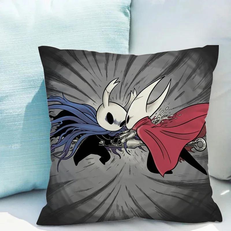 Decorative Pillowcase X Hollow Knight Cushions Home Decor Double-sided Printing Pillow Cases Cushion Cover X Short Plush