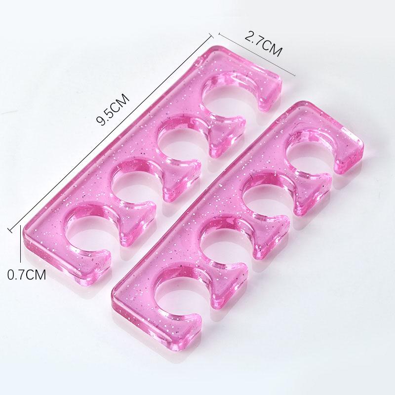 Silicone Toe Separators for Nail Art – Reusable Gel Polish Tool for Hands and Feet