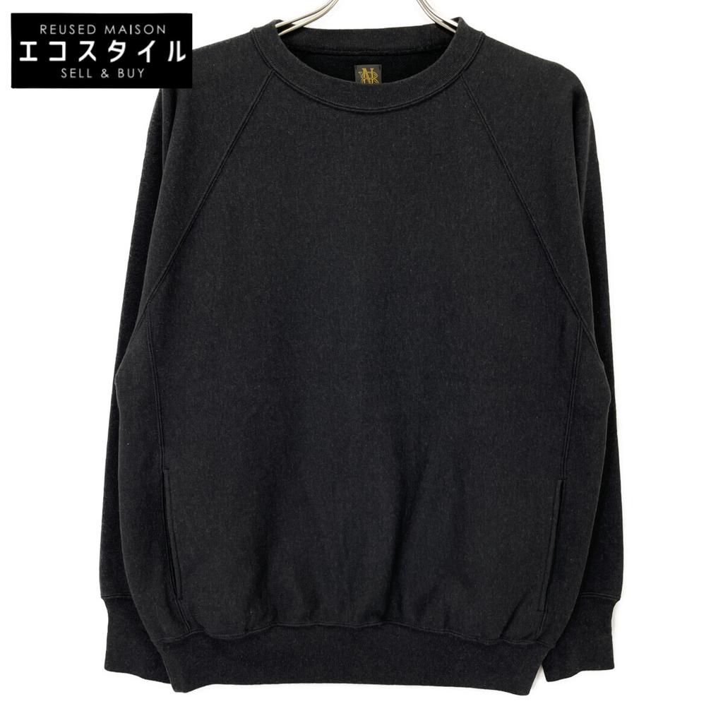 BATONER BN-25FM-030 Charcoal Melange Color Jean Belca Fleece Crew Neck tops 1 blackUsed