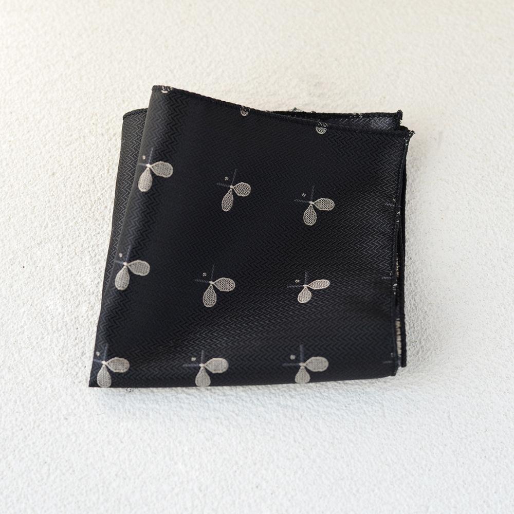 Vintage Hong Kong Style Floral Pocket Towel Men'S Business Suit Handkerchief Dress Accessories Chest Towel Small Square Towel