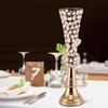 European Candlestick Vase: Metal Trophy Ornament for Home, Church, Restaurants.