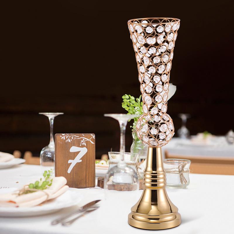European Candlestick Vase: Metal Trophy Ornament for Home, Church, Restaurants.