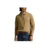 Polo Ralph Lauren FW24 Drawstring Hooded Logo Embroidered Long Sleeve Sweatshirt Men sweatshirt Khaki 710847203-068