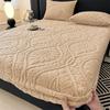 3PC Bedding Set Bedcloth Warm Winter Bed Cover 3D Embossed Velvet Mattress Cover Tafferta Bedsheet Winter Warm Fitted Sheet Mattress Protector