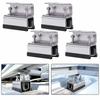 4/6PCS Van Roof Rack Mount Kit Stainless Steel RVs Photovoltaic Brackets Roof Racks Camping Steel Stability Box Brackets Box