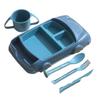 Cartoon Children's Tableware Set Detachable Kid's Lunch Plate Feeding Food Tray  Kindergarten