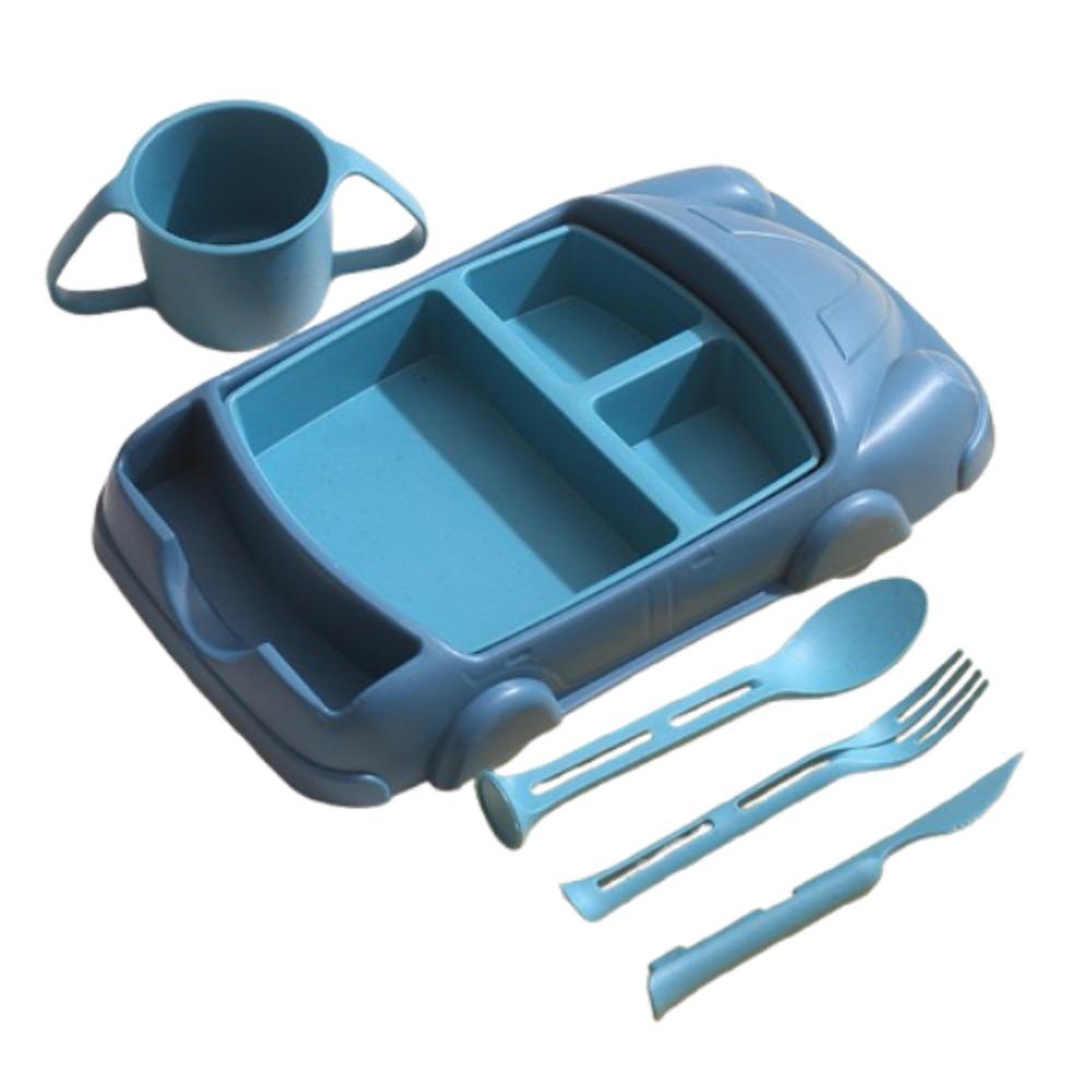 Cartoon Children's Tableware Set Detachable Kid's Lunch Plate Feeding Food Tray  Kindergarten