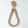 Tissue Roll Holder Rustic Design No Drilling Required Simple Installation Jute Rope Roll Holder Paper Organizer
