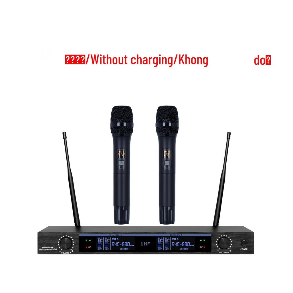 U2 Dual Wireless Lavalier Microphone for KTV & Home Use