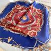 Luxury Silk Feeling Square Scarf Women Print Satin Headscarf Summer Silk Shawl Hair Band Foulard Bandana Echarpe Tie Wraps