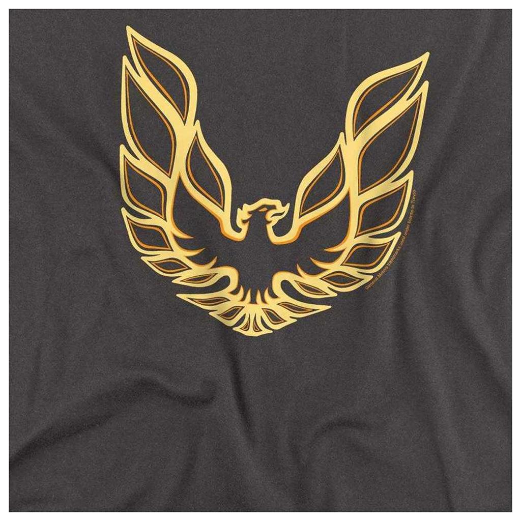 Pontiac Herren-Langarmshirt mit ikonischem Firebird-Motiv