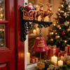 Sounding 3D Wall-mounted Doorbell Vintage Christmas Party Door Hanger  Garden
