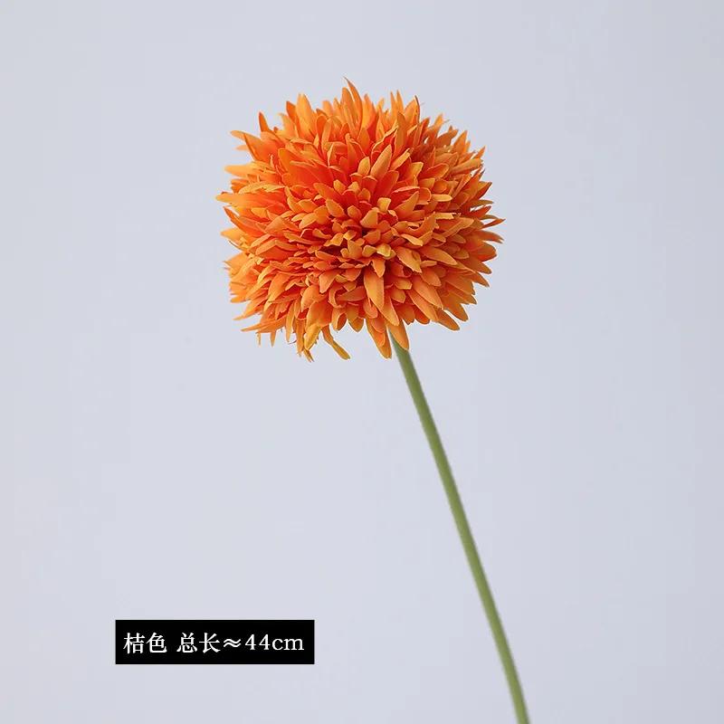 20Pc/lot Artificial Silk Flower Onion Ball Wedding Backdrop Decor Flower Arrangement Fake Dandelion Home Decoration Party Floral