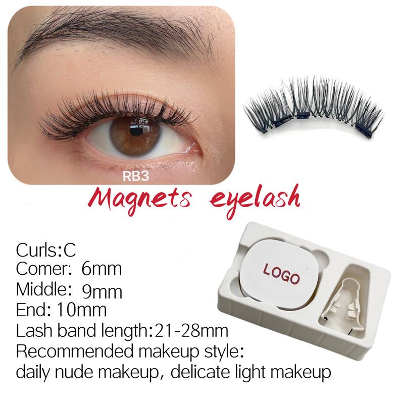 2026 New Magnetic Lash Vendors Synthetic Hair Handmade Korean PBT Eyelash Extensions with Individual Lash Box