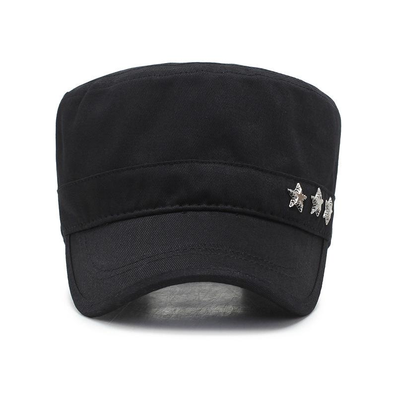 Pălărie șapcă de bărbați versiune coreeană val pălărie cu calotă plată primăvară și toamnă în aer liber șapcă de baseball pălărie militară pălărie de soare iarnă