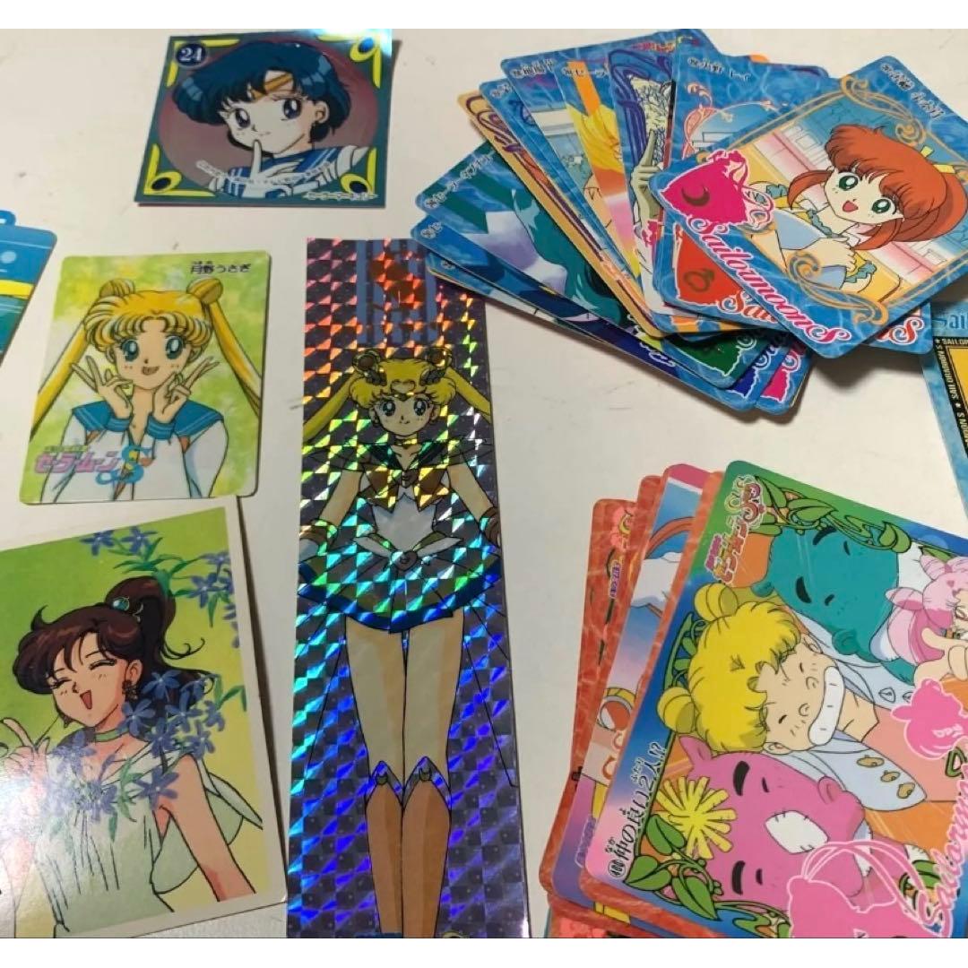 Used [Pretty Guardian Sailor Moon] Carddas sticker multiple set