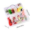 Carbon Steel Fishing Lures Kit Multifunction Topwater Bait Rigs Reusable Spinnerbaits Set for Outdoor Fishing Accessories Tool