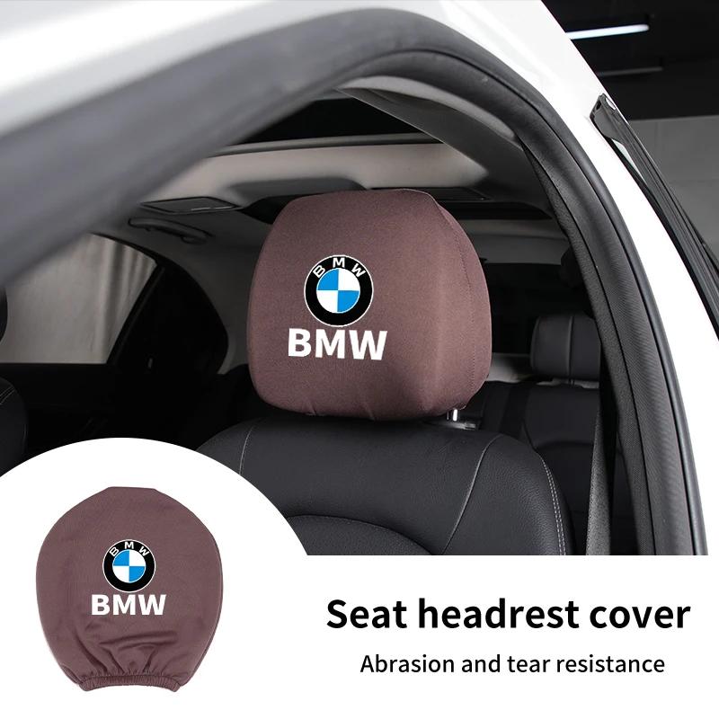 BAGG9 Car Sticker Car Seat Headrest Protective Cover Anti-Dirty Pillow Protector For BMW X3 X5 M5 M3 E46 E90 E60 F10 E39 F30 E36 G30