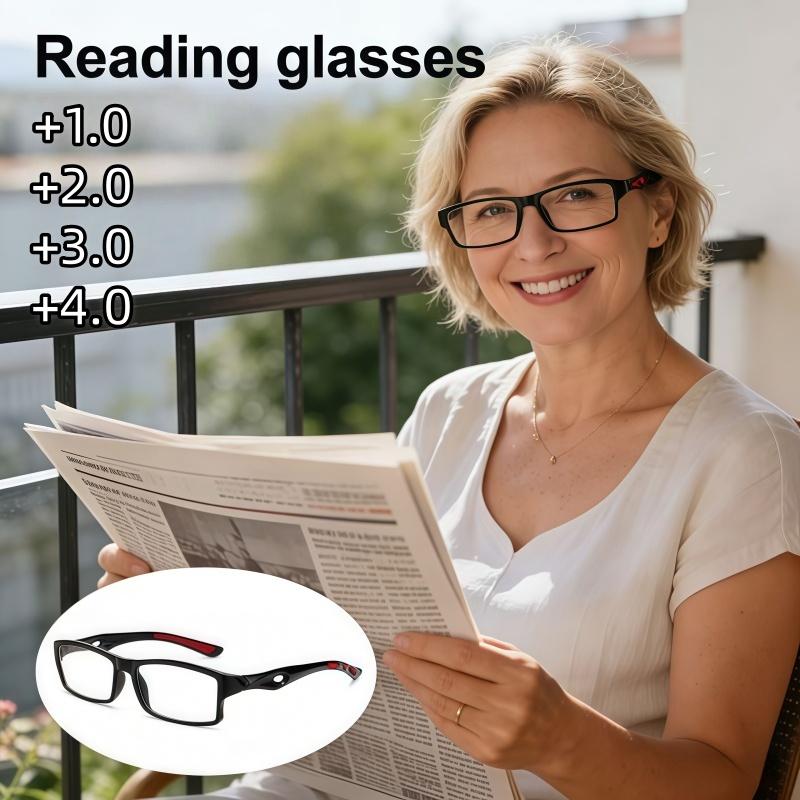 European and American fashion reading glasses, lightweight anti blue light and anti eye fatigue reading glasses, foldable readin