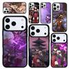 Capa Case for iPhone 17 Air 16 Pro Max 15 Plus 11 13 Mini 14 12 Back Phone Cover Genshin Impact Beidou