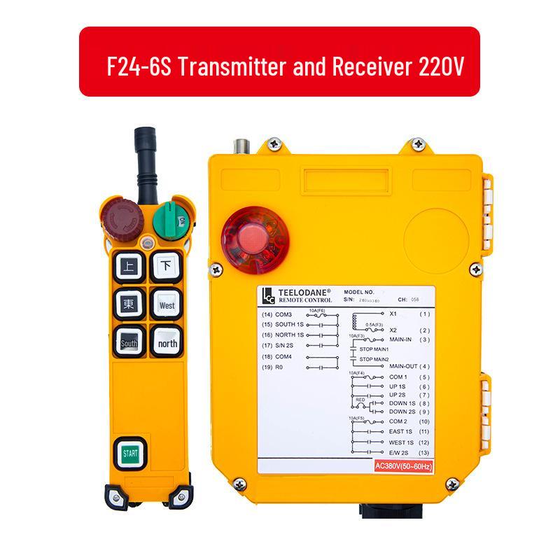 Yuding Weikong F24 Series Single Speed Wireless Overhead Crane Hoist Remote Control