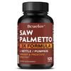 Saw Palmetto 3X Formula Capsules, 120 Vegan Capsules for Men Non GMO