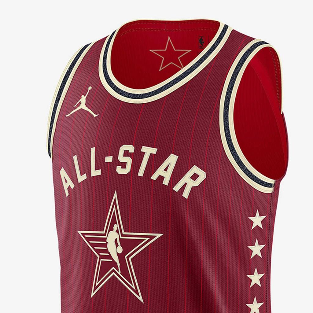 Jordan Camisa de Basquete All Stars 2023 Unissex Vermelha FQ7755-601