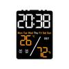 Multifunctional Electronic Alarm Clock with Temperature & Humidity Display 5508