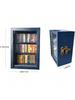1-piece set of anxiety relieving bookshelf (including 60 books), free from anxiety, mini book house ornaments